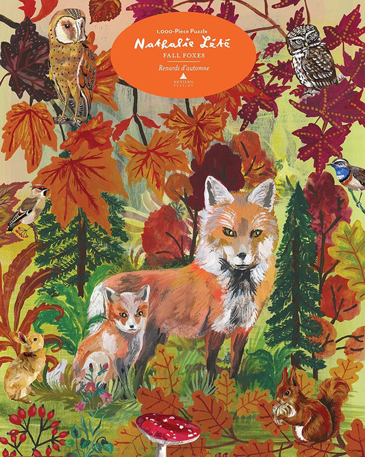 Foxes Jigsaw Puzzle by Nathalie Lete