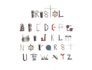 Bristol Alphabet Postcard