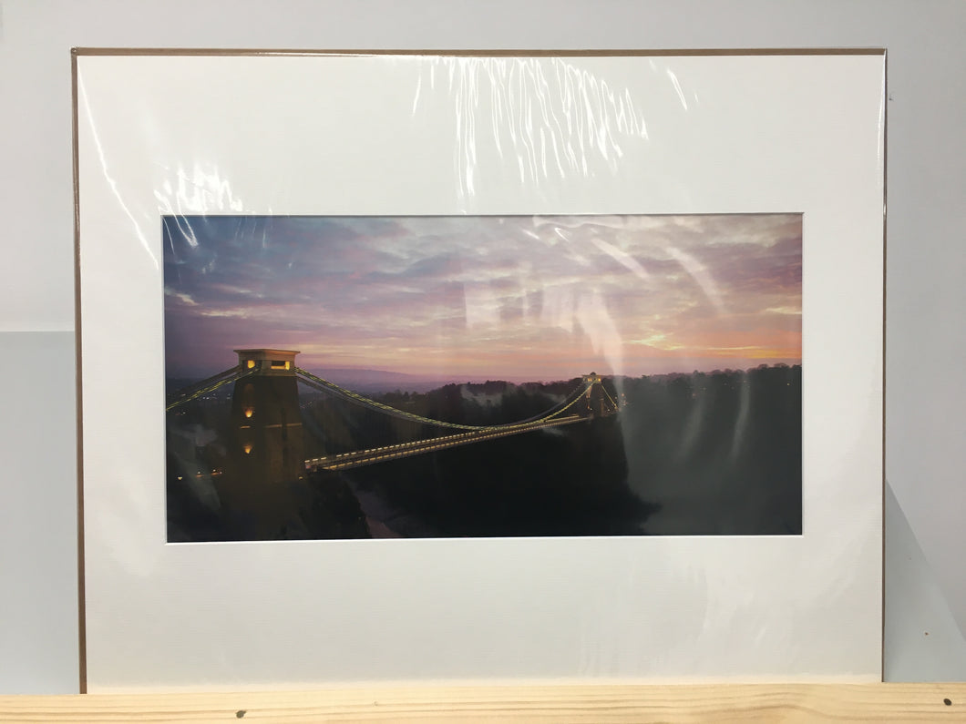 Foggy Bridge at Dusk - Photographic Print by Keith Rodgerson